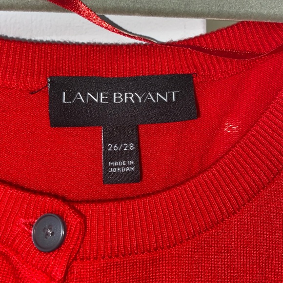 Lane Bryant Red cardigan - Picture 2 of 3